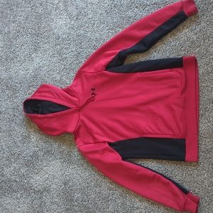 Under armour Red/Black Hoodie Small
